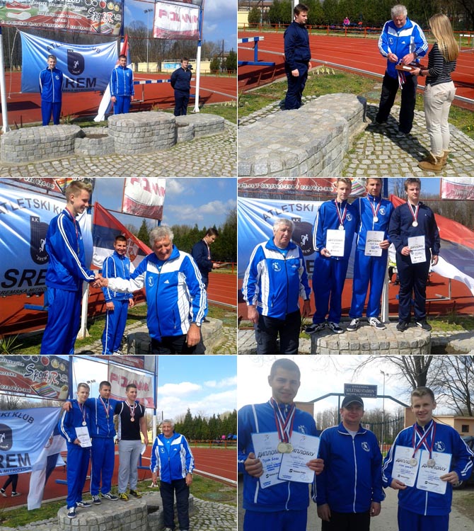 Szenttamási atlétázók 2015. március 28. Mitrovica